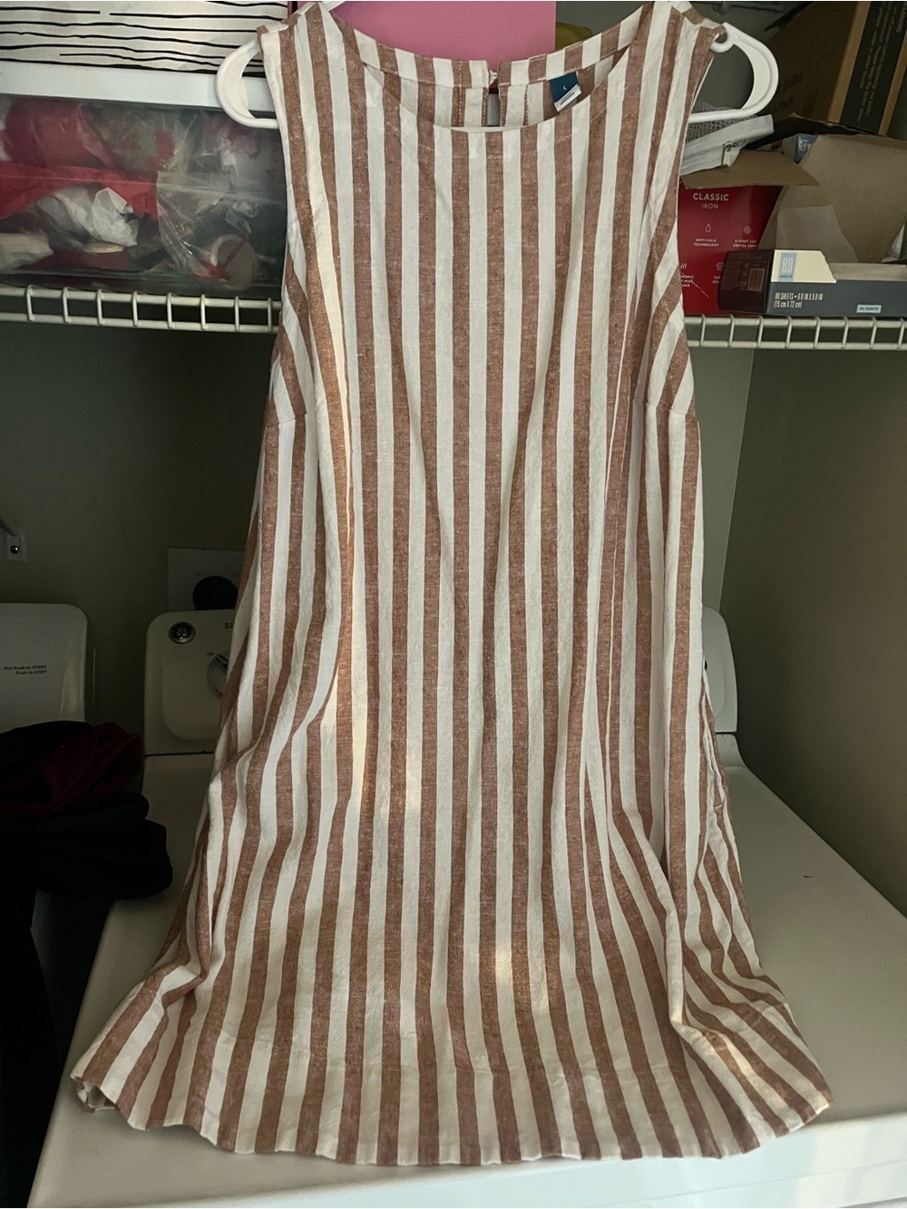 Old Navy striped sleeveless dress. NWOT. Size large